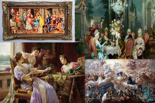 پرفروش ترین انواع تابلو نقاشی کلاسیک اروپایی