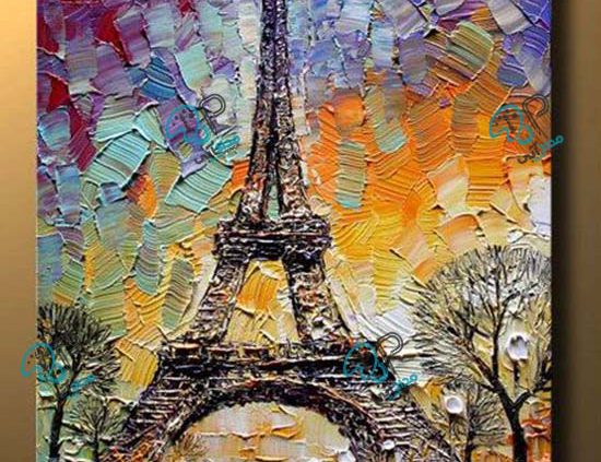 تابلو رنگ روغن پاریس