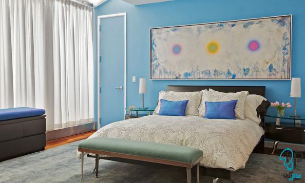 طرح و رنگ تابلو نقاشی مناسب اتاق خواب