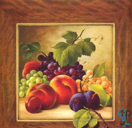 نرخ تابلو نقاشی ظرف میوه